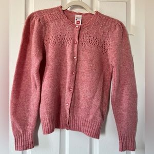 Vintage St Michael 100% Shetland wool cardigan